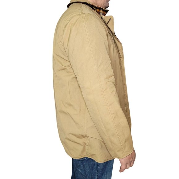 Pendleton vintage reversible wool plaid heavy winter mens jacket size Large/XL - Picture 4 of 16